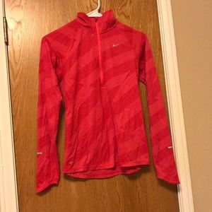 Nike running hot pink sweatshirt